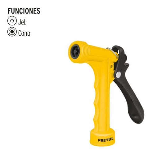 Pistola Para Riego Plastico 5p 22759 Pretul