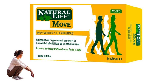 Natural Life Move Mejora El Movimiento Flexibilidad X 30u.