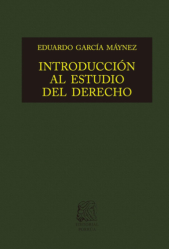 Introducción Al Estudio Del Derecho
