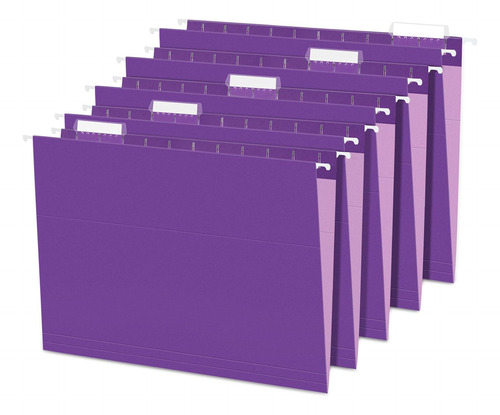 Carpetas Colgantes Moradas Para Archivos Tamaño Carta 25 Uni