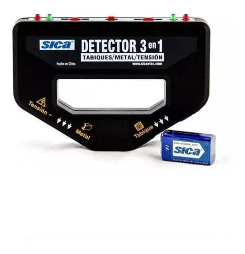 Detector 3 En 1 - Tabiques, Metal Y Tensión Sica