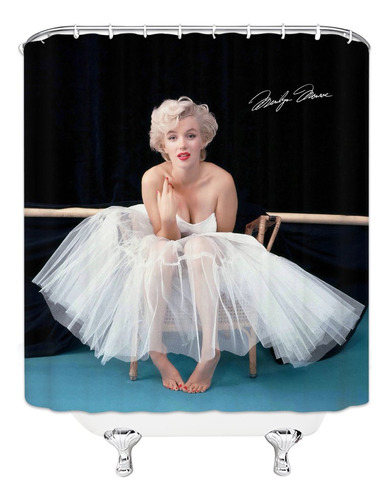 Sexy Marilyn Monroe Shower Curtain Exquisite Sexy Femal...