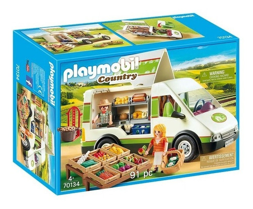 Playmobil Mercado Agricola Movil 70134 Country Ink Edu Full