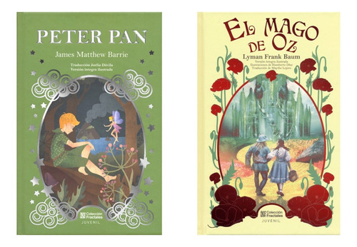 Peter Pan + El Mago De Oz 2x1 De Lujo Barrie / Baum Fantasia