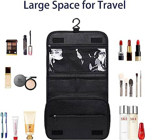 Bolsa De Viaje Plegable Para Separación En Seco Y Húmedo Color Negro