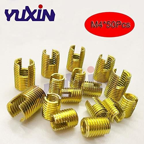 50pcs M4 Self Tapping Thread Insert Screw Bushing 302