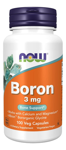 Boro 3mg 100 Cápsulas Boron