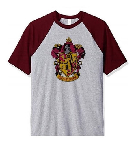 Remera Ranglan Estampada Hombre Mujer Niño Niña Gris Bordo