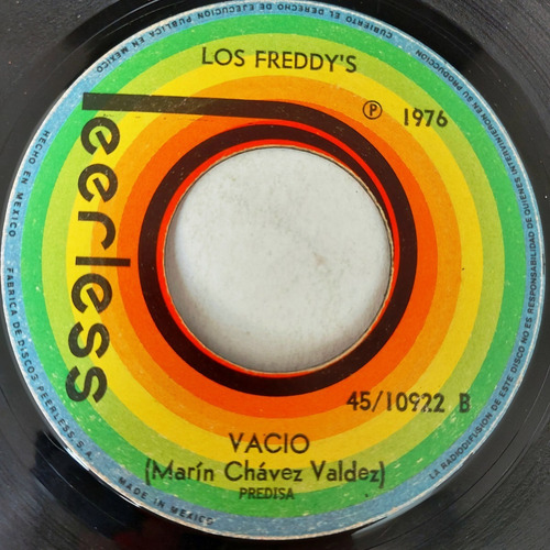 Los Freddy's - Llorame / Vacio Single Lp (Usado)
