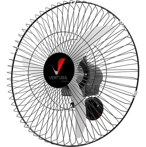 Ventilador Parede 3 Pás 60 Cm Oscilante Ventura Classic Cor Da Estrutura Preto 110v/220v