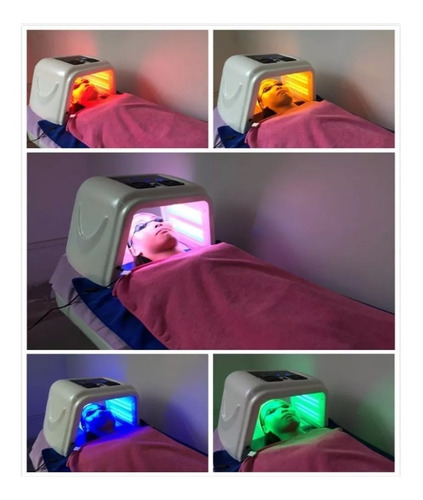 Imagen 7 de 9 de Cabina Led Fototerapia 7 Colores Terapia Facial Y Corporal