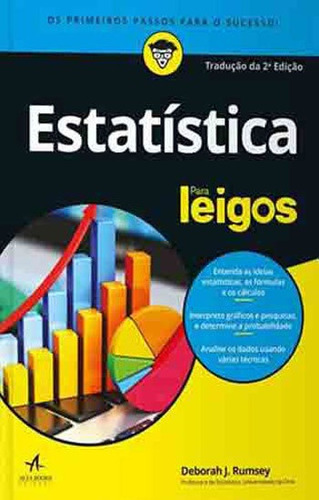 Estatística Para Leigos, De Rumsey, Deborah J.. Editorial Alta Books, Tapa Mole, Edición 2019-11-26 00:00:00 En Português