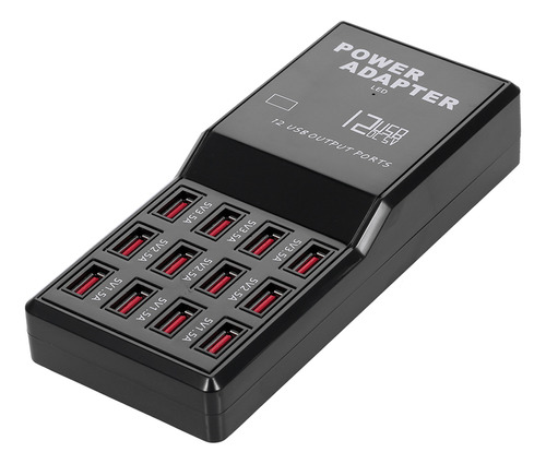 Base De Carga Usb, Carga Inteligente, 12 Puertos Usb Con Uni