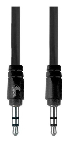 Cable Auxiliar Audio 3.5 Mm Estero 1m Plano Caja Xtech