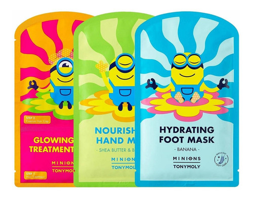 Tonymoly X Minions Máscara De Mano, Máscara De Pie, Máscara