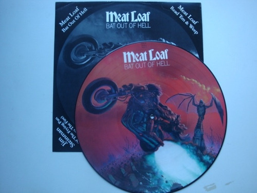 Meat Loaf Bat Out Of Hell 12 Vinilo Picture Disc Uk 91 Hh