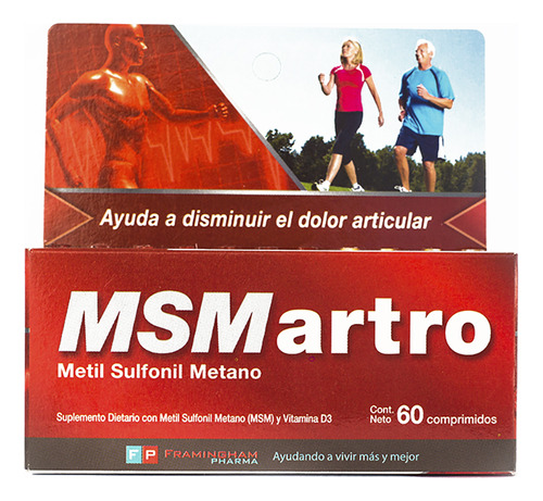 Suplemento Nutricional Msmartro X 60 Comprimidos