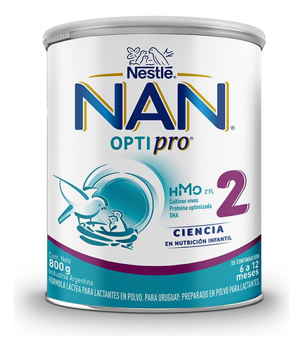 Nan 2 Optipro X800gr Nestlé