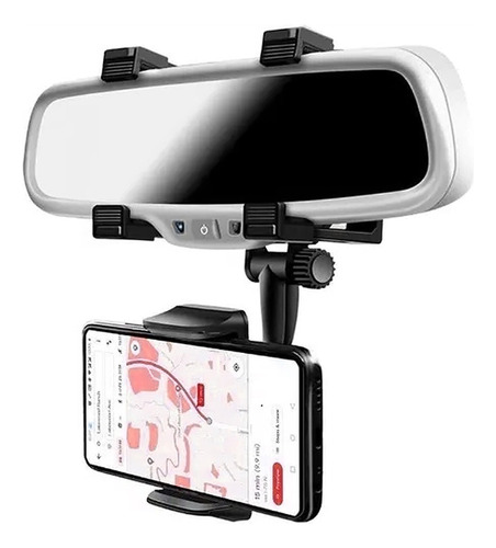 Soporte Porta Celular Espejo Retrovisor Universal Gps 