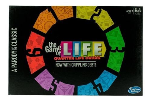 The Game Of Life Quarter Life Crisis Juego De Mesa Hasbro