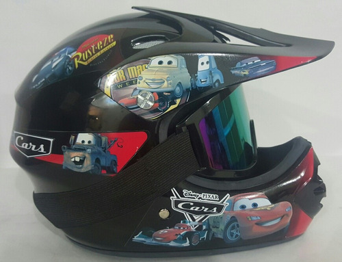 Casco Niño O Niña Con Gafas Reglamentario 