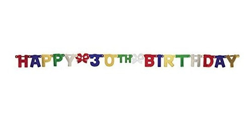 Banner De Cumpleaños 30 Años, 1.98 M.