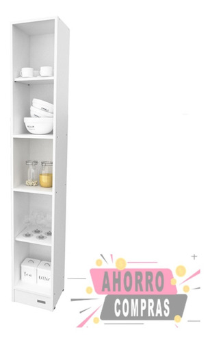 Mueble Organizador Columna Estantes Baño Cocina 1.80 Angosto