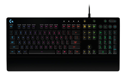 Usado Teclado Gamer Logitech Serie G G213 Qwerty Inglés 