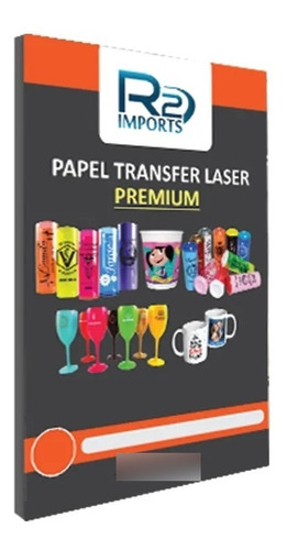 Papel Transfer Rígido Impressora Laser Materiáis Plásticos