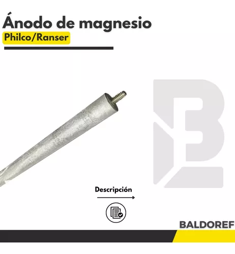 Anodo Magnesio Termo Electrico M6 16 X 210 mm