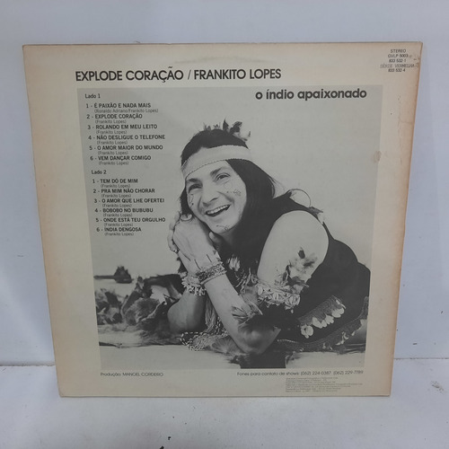 Lp Frankito Lopes - Explode Coração (Usado)