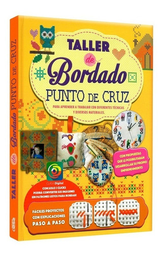 Libro Taller De Bordado Punto De Cruz Manualidades