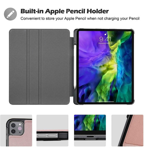 Funda Ipad Pro 11 2020 2018 Soporte De Apple Pencil 2ª Gen
