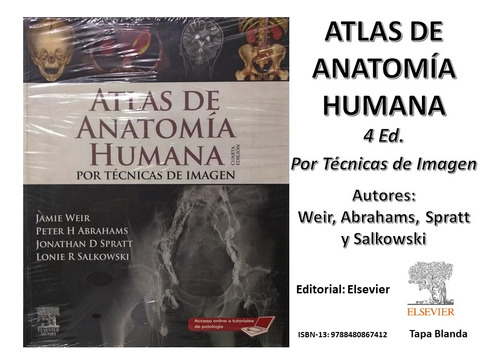 Libro Atlas De Anatomía Humana Por Técnicas De Imagen 4 Ed
