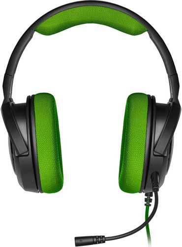 Imagen 3 de 7 de Auriculares Gamer Corsair Hs35 Verde Pc Ps4 Xbox 3.5mm