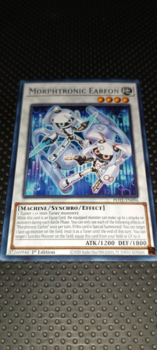 Carta Yugioh Morphtronic Earfon Pote 