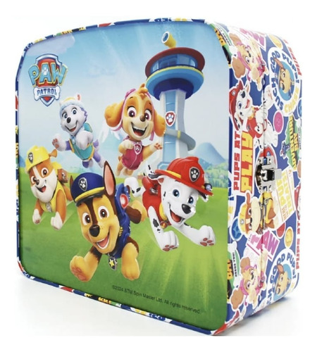 Paw Patrol Libro+figura Linterna Chase + Caja Coleccionadora