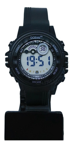 Reloj Mujer Digital Deportivo Sumergible Negro Luz E. Gratis