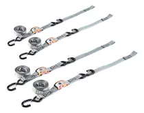 Comprar Pack 4 Zunchos Cintas Amarre Motos Cuatriciclo Trailer Gris