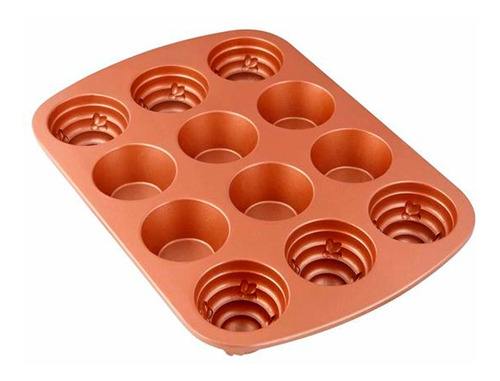 Molde Muffins Simple Cook Ml Copper