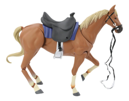 Figura De Caballo Realista, Modelo De Caballo Marrón