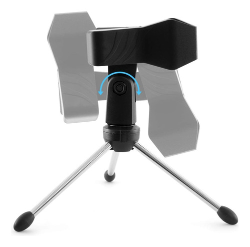 Soporte Pinza P Micrófono De Mano + Adaptador 1/4 Y 5/8