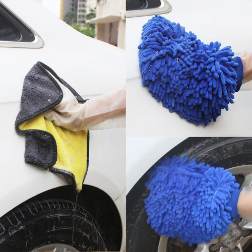 9ps Juego De Cepillos Para Llantas Auto Lavado Rines Brochas