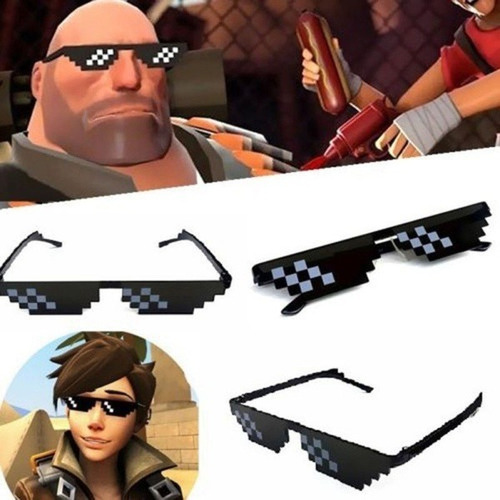 Imagen 4 de 9 de 10 Gafas De Sol Divertidas Para Gafas De Sol, 8 Bits Pixelad