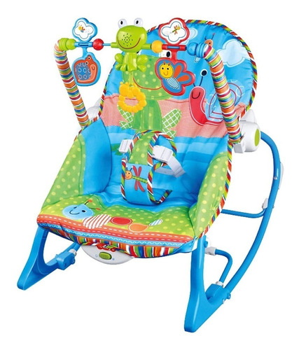 Silla mecedora para bebé iBaby Infant to toddler rocker azul