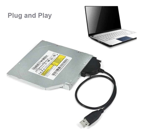 Lectora Grabadora Externa Usb Dvd Cd Ultra Slim Ps4 Ps5 16