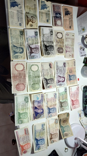 Lote De Billetes Antiguos, Peso Y Astrales