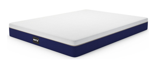 Mmtx Colchón Individual Memory Foam High-density 100x190x20 Color Blanco/azul