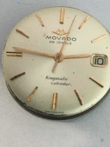 Movado Kindmatic Maquina De Relogio De Pulso Automatica.
