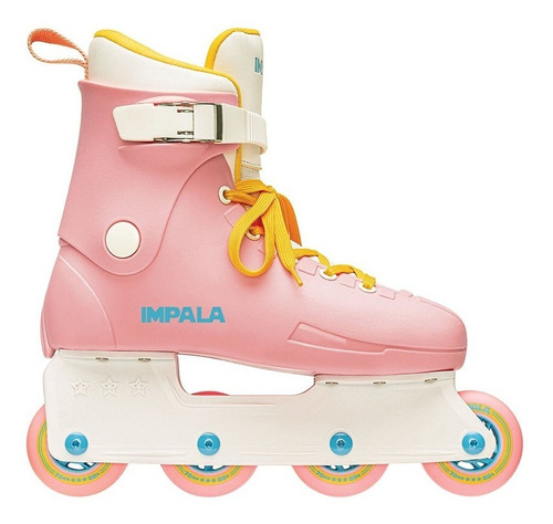 Patin En Linea Impala Lightspeed Inline Skate Pink Yellow